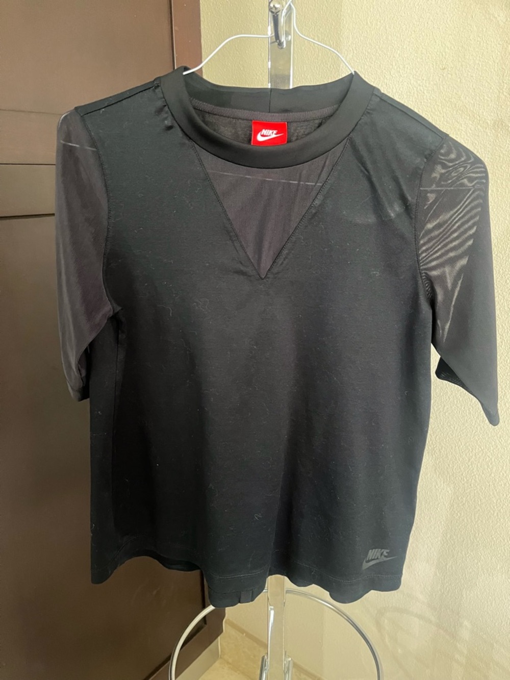 Set of two Nike Black Short Sleeve. 
(2 pcs)
One Size S and one Size M